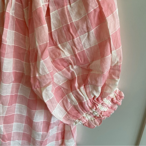 The Great. The Garland top on pink gingham - Picture 7 of 10
